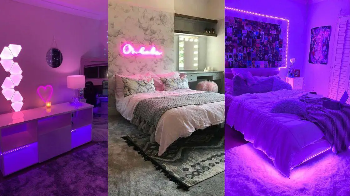 Baddie Aesthetic Rooms with LED Lights: Elevate Your Space with Style ...